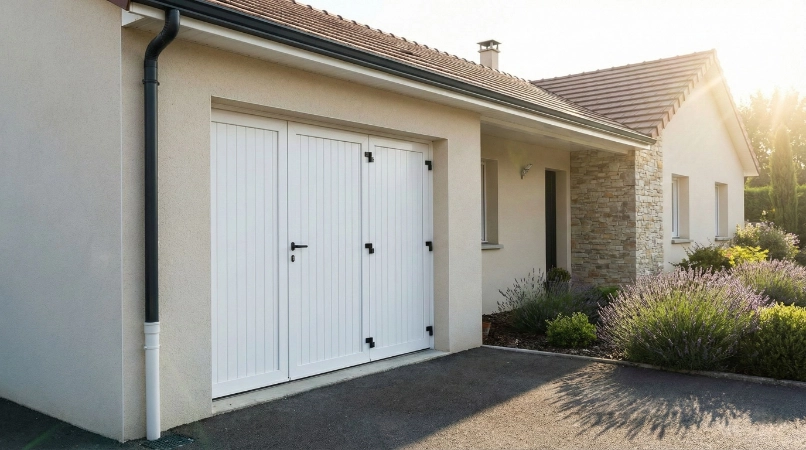 Porte de garage battante sur mesure