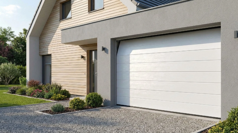 Porte de garage sectionnelle sur mesure