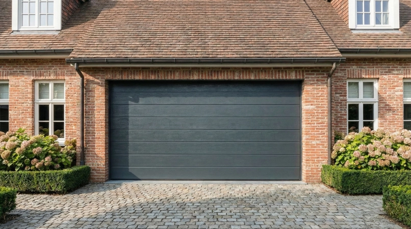 Porte de garage sectionnelle motorisée