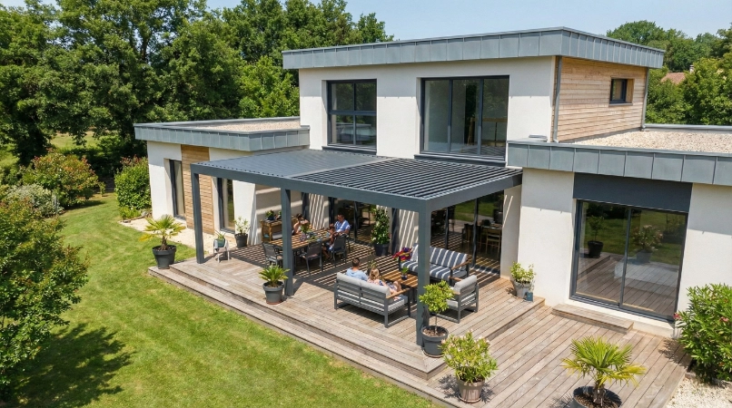 Pergola bioclimatique sur mesure