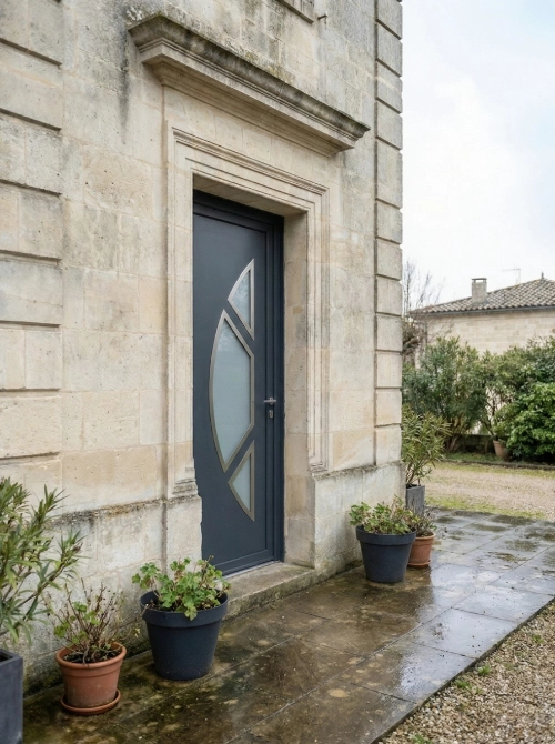 Porte d'entrée Aluminium design