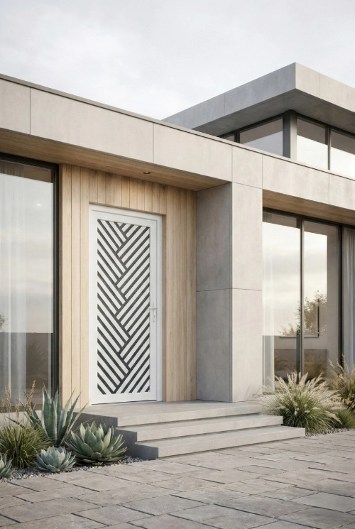 Porte d'entrée Bois sur mesure