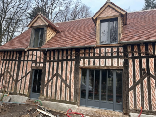 Fenêtres bois anthracite