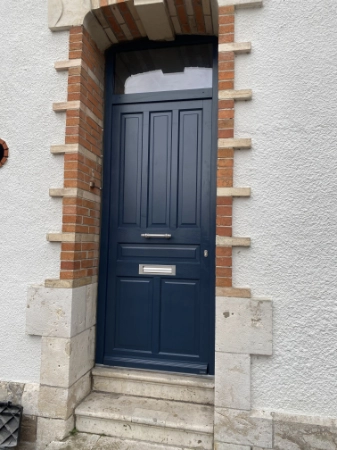 Porte entrée Bois contemporaine