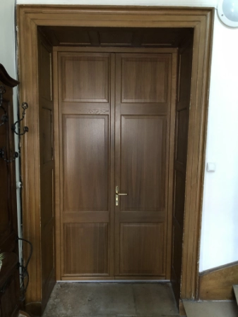 Porte entrée Bois sur mesure