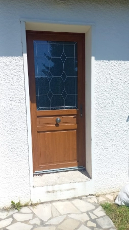 Porte entrée PVC sur mesure