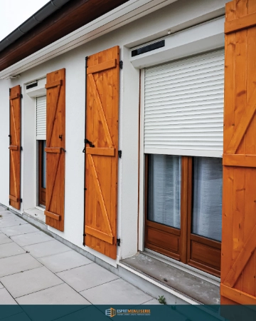 Volets roulants PVC blanc