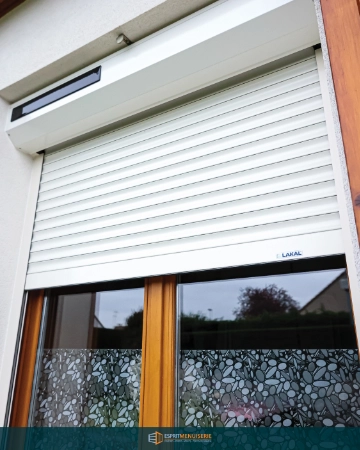 Volets roulants PVC blanc