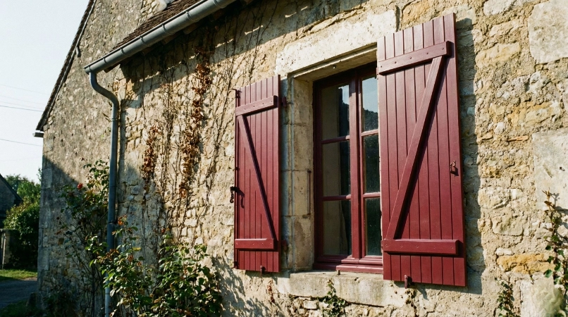 Détail volet battant